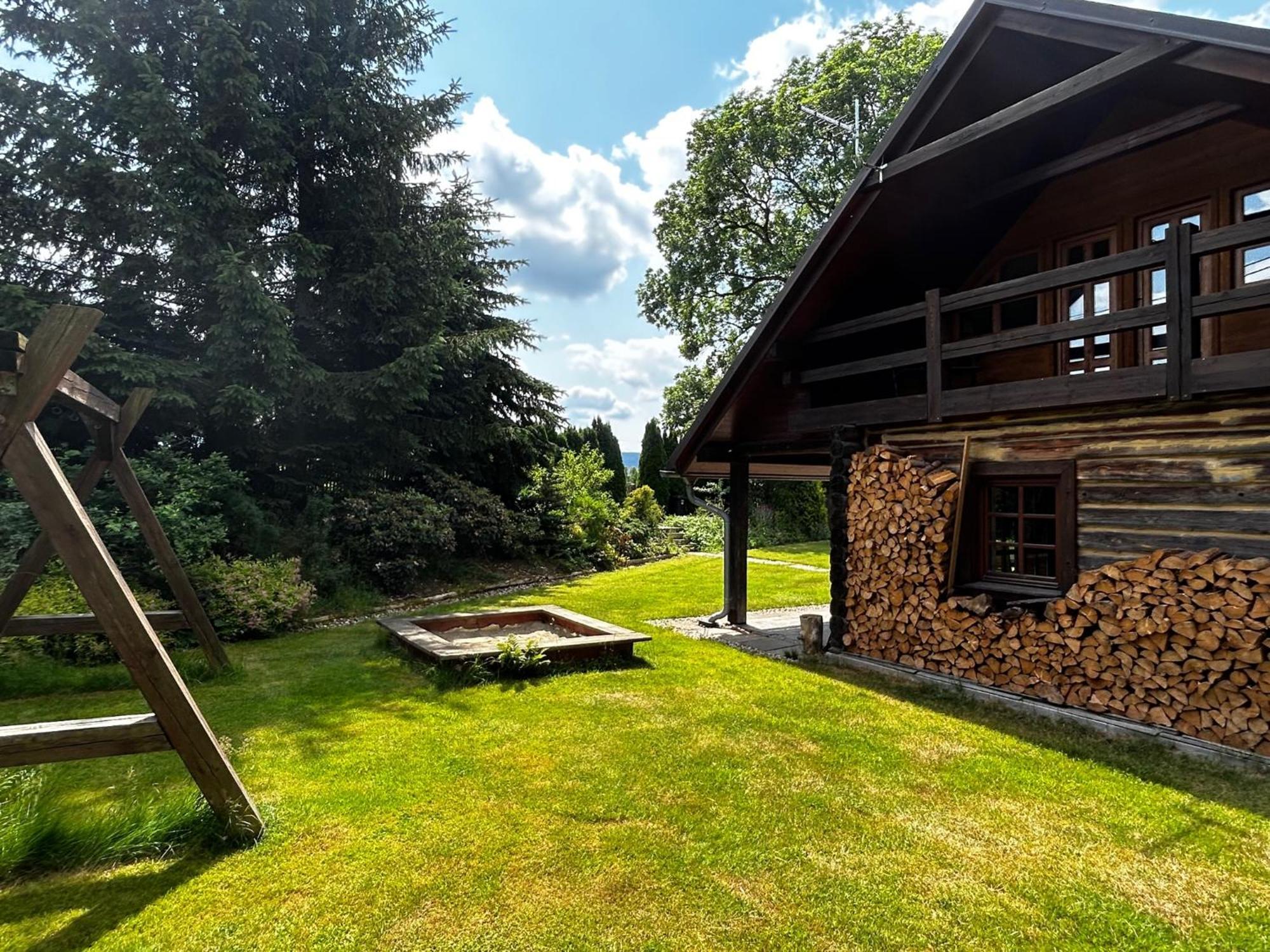 Log Cabin In Czech-Saxon Switzerland Šluknov Exterior foto